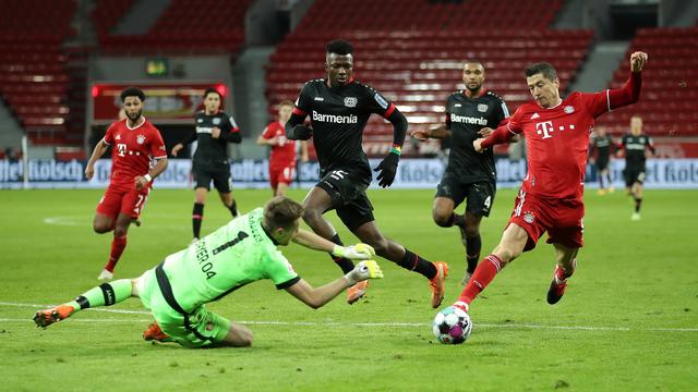 Robert Lewandowski a, une fois de plus, frappé au bon moment. [EPA - Lars Baron]