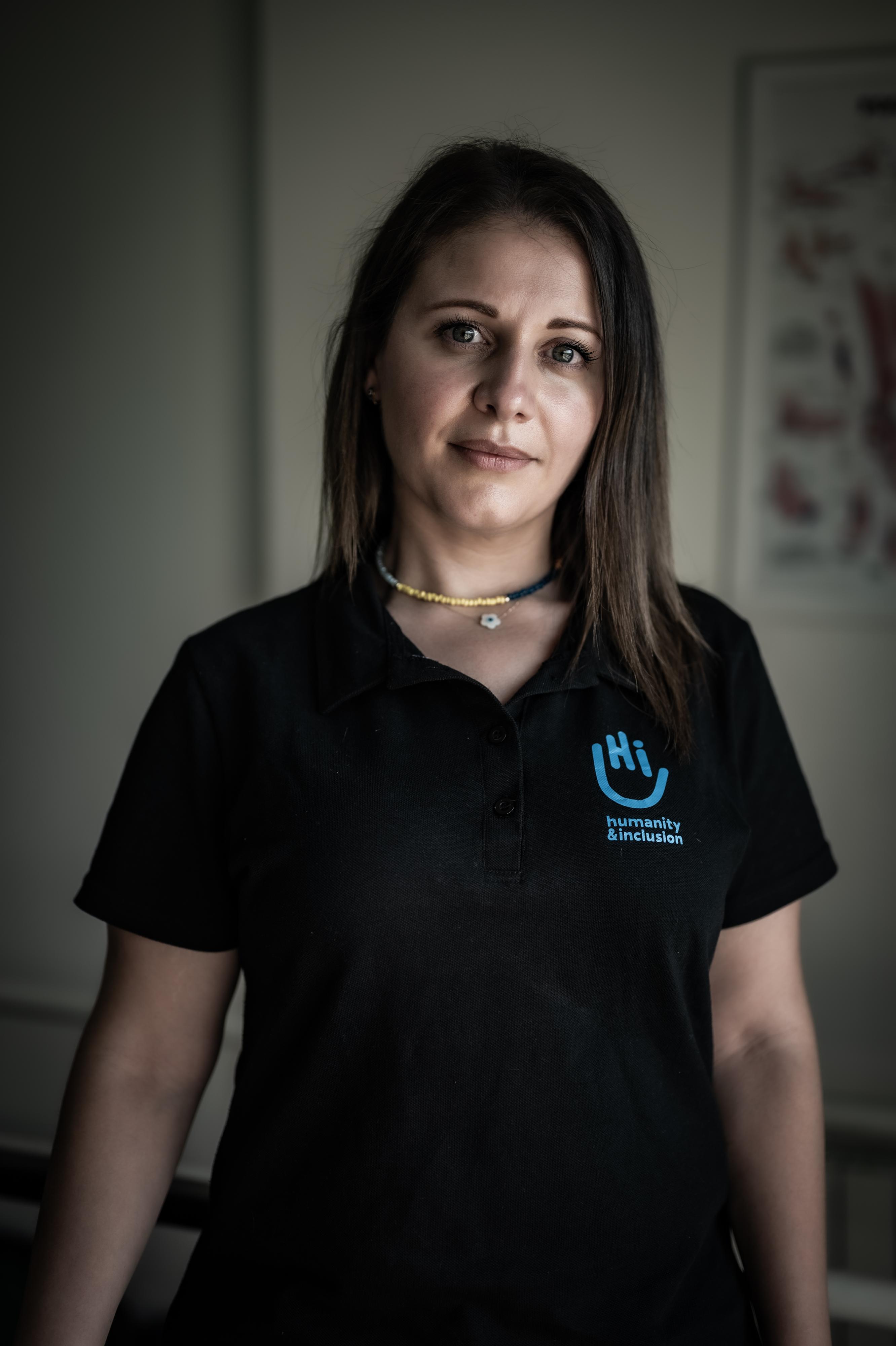 Le portrait de Rana Abdel Al, physiothérapeute pour Handicap International au Liban. [DR - Nicolas Cleuet]