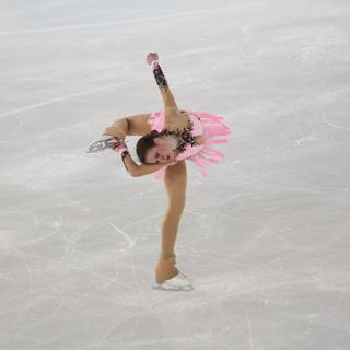 Maïa Mazzara, étoile montante du patinage artistique français. [NurPhoto - Dominika Zarzycka]