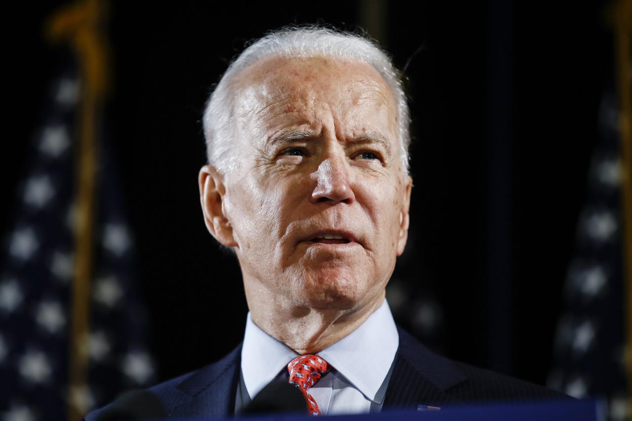 Le candidat démocrate à la présidentielle américaine Joe Biden. [Keystone - AP/Matt Rourke]