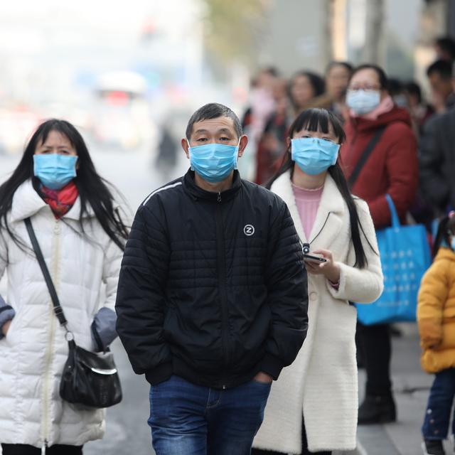 Le virus apparu en Chine serait transmissible entre humains. [Keystone - Str]