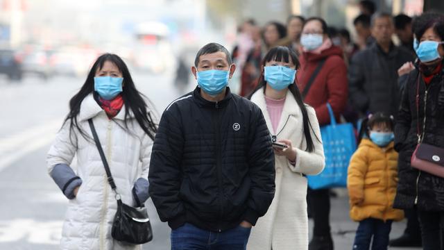 Le virus apparu en Chine serait transmissible entre humains. [Keystone - Str]