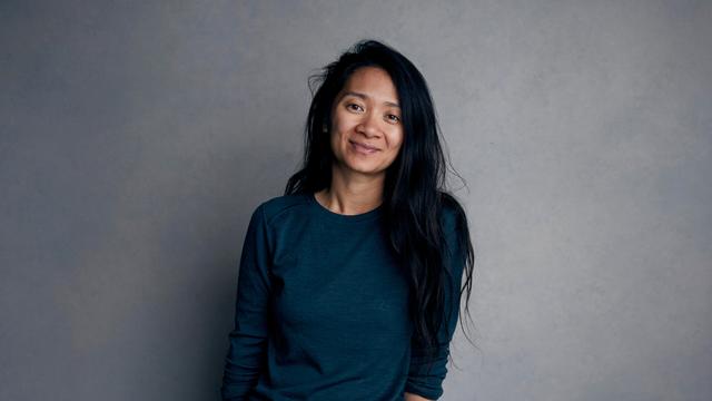 Cloé Zhao, en janvier 2018 à Park City, lors du Sundance Film Festival.