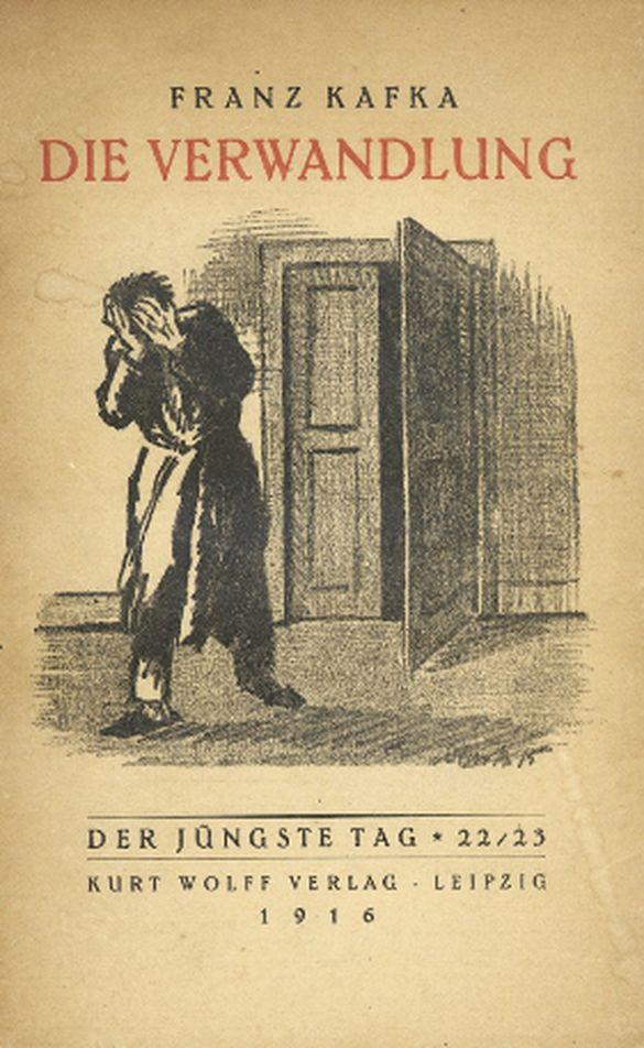 Couverture de la 1ère édition de "La Métamorphose" (Die Verwandlung" de Franz Kafka. [DP]