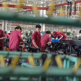 En crise, le "made in China" doit se renouveler. [AFP - STR]