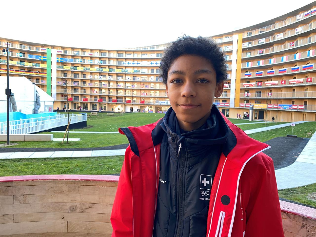 Noah Bodenstein incarne la relève du patinage artistique suisse. [F.Galaud]