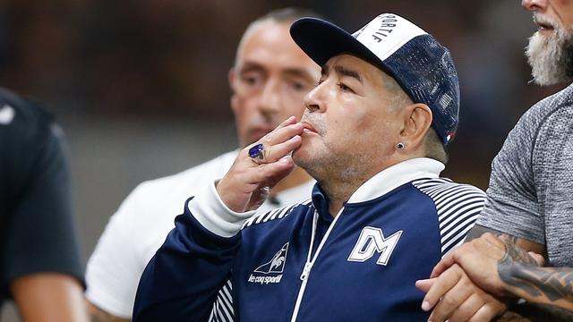 Diego Maradona a été opéré dans une clinique de La Plata. [Keystone - Ignacio Roncoroni]