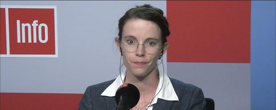 Aurore Verdon, médecin interne aux HUG, co-présidente de la section genevoise de l’Asmac. [RTS]