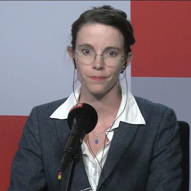 Aurore Verdon, médecin interne aux HUG, co-présidente de la section genevoise de l’Asmac. [RTS]