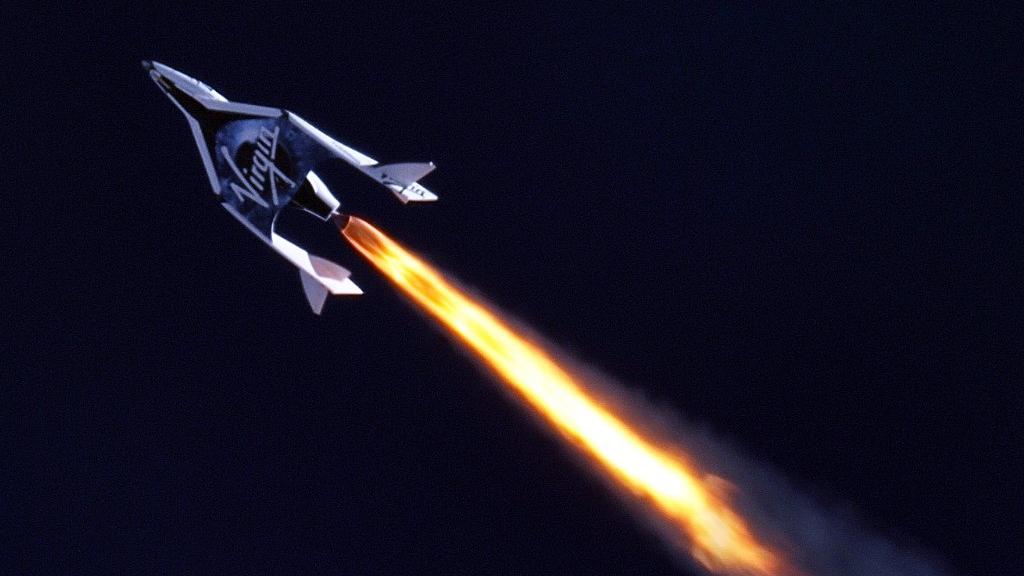Le vaisseau SpaceShipTwo de Virgin Galactic emmènera des touristes dans l'espace. [AFP - Mark Greenberg]