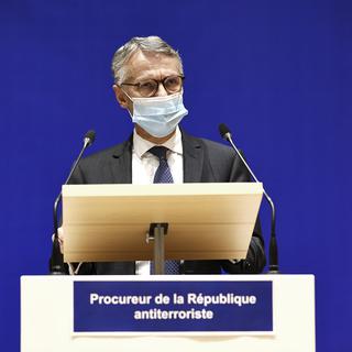 Jean-Francois Ricard lors de son intervention devant la presse mercredi 21.10.2020. [AFP - Thomas Samson]