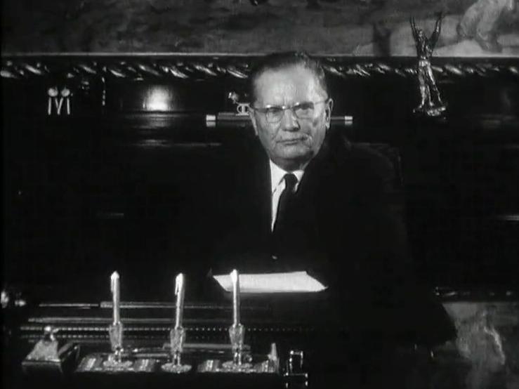 Le maréchal Tito en 1963