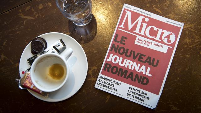 Le journal Micro, nouvelle victime du coronavirus. [Keystone - Laurent Gillieron]