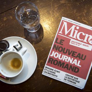 Le journal Micro, nouvelle victime du coronavirus. [Keystone - Laurent Gillieron]