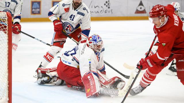 Match très serré duquel Lausanne sort gagnant. [Keystone - Laurent Gillieron]