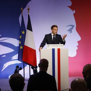 Macron veut lutter contre les séparatismes. [EPA/Keystone - Ludovic Marin]