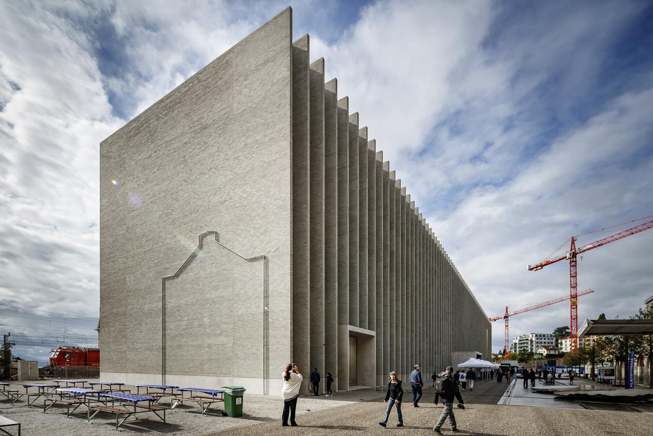 Le nouveau Musée des beaux-arts de Lausanne, inauguré en 2019. [Keystone - Valentin Flauraud]