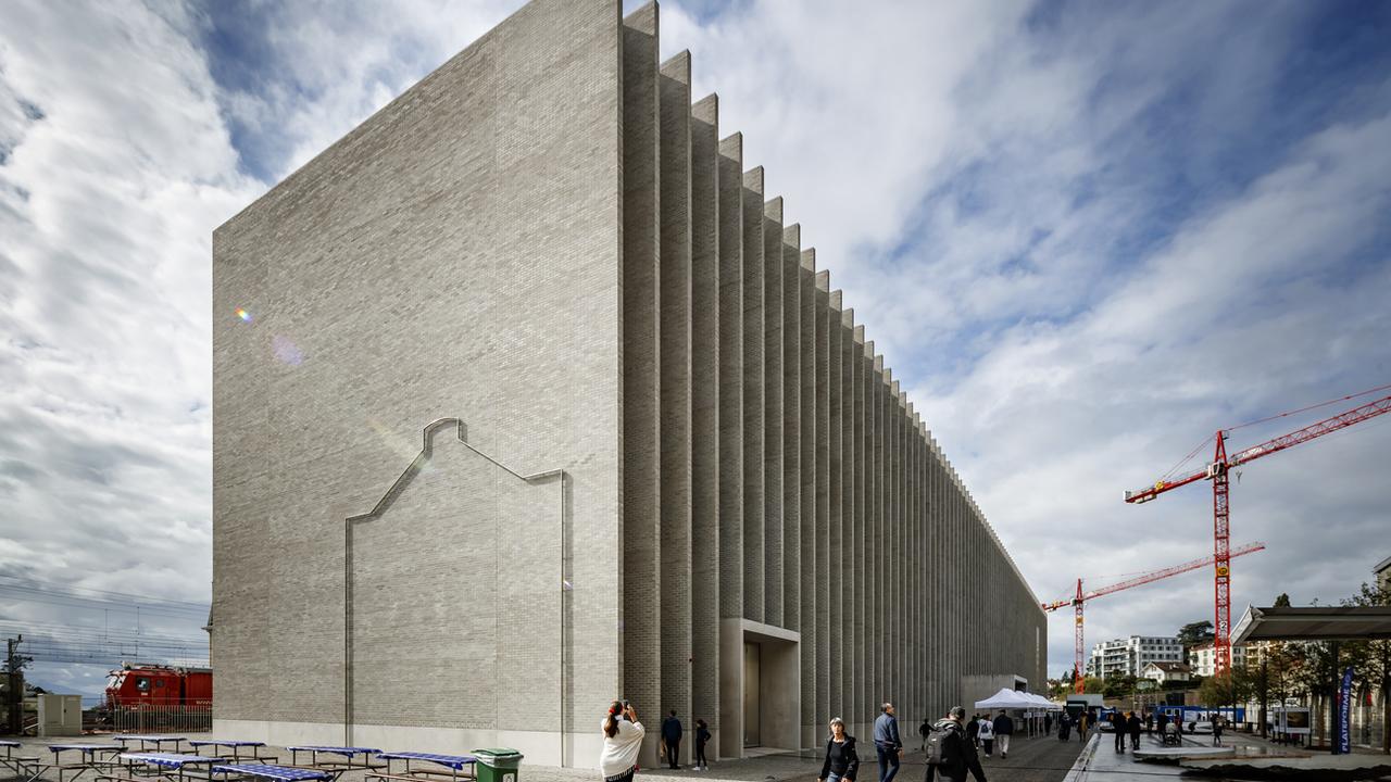 Le nouveau Musée des beaux-arts de Lausanne, inauguré en 2019. [Keystone - Valentin Flauraud]