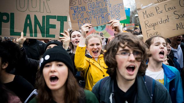 La Grève du climat reprend du service vendredi [Keystone - Jean-Christophe Bott]