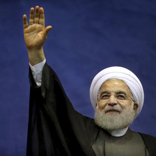 Le président iranian Hassan Rohani, photographié à Téhéran, en avril 2017. [AP Photo - Ebrahim Noroozi]