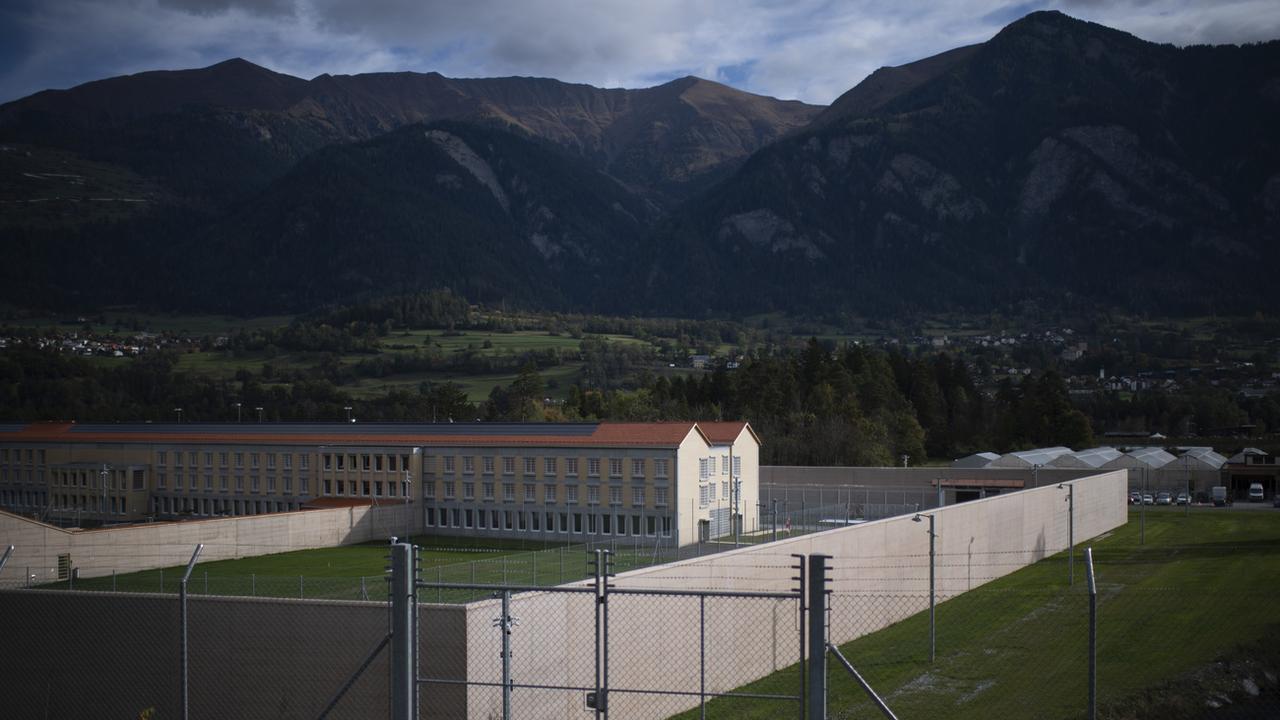 La prison de Cazis Tignez, dans les Grisons. [Keystone - Gian Ehrenzeller]