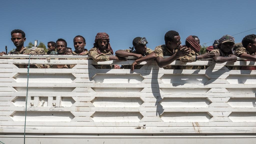 Des membres des forces spéciales Amhara en Ethiopie. [AFP - Eduardo Soteras]