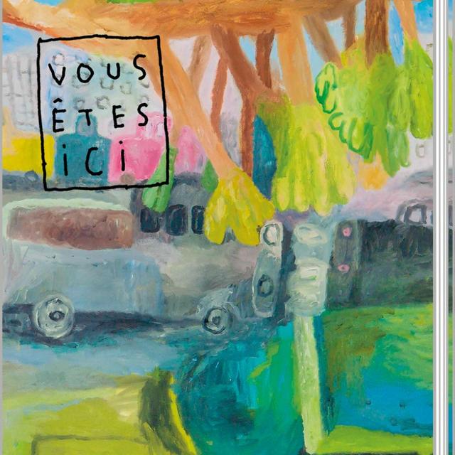 Couverture de "Vous êtes ici" de Alexandre Loye. [Ed. art&fiction/Manoir de la Ville de Martigny]