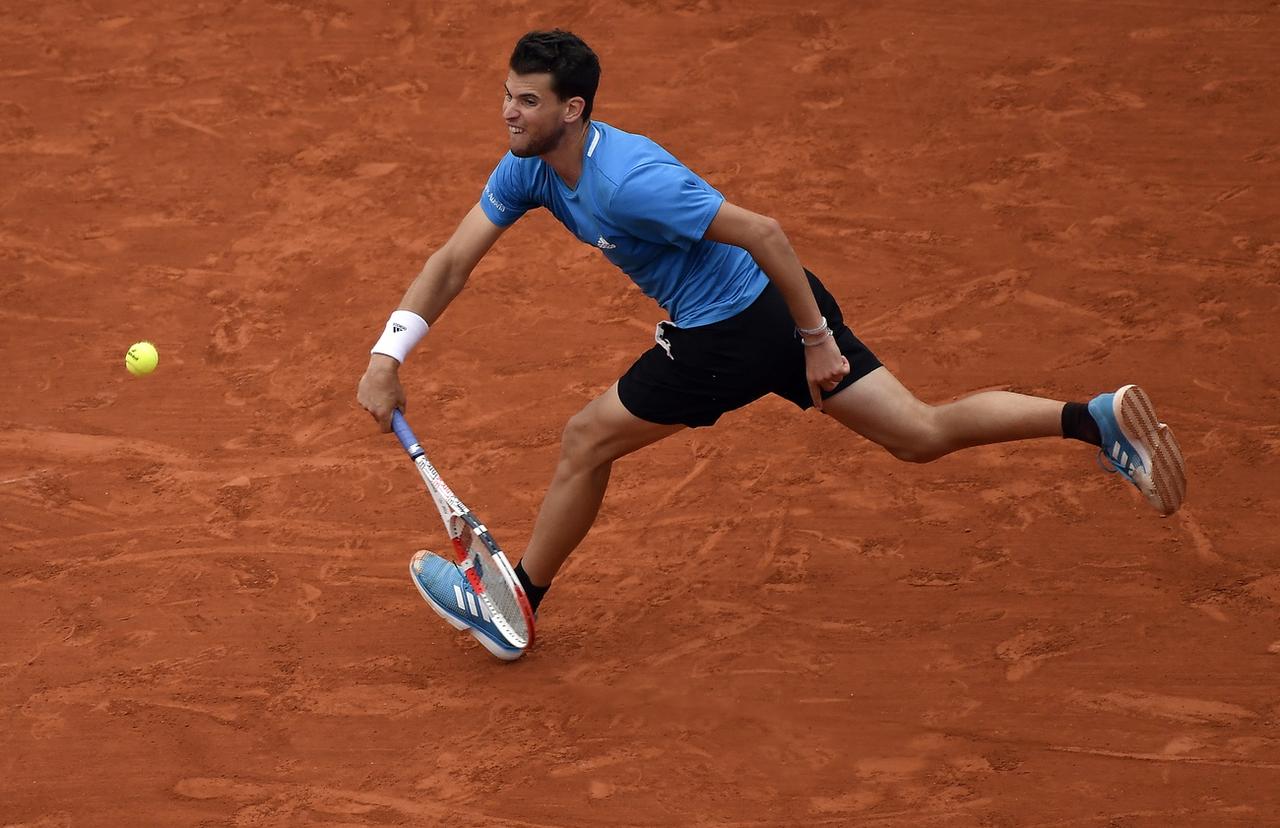 Dominic Thiem, finaliste à Roland-Garros en 2018 et 2019. [EPA - JULIEN DE ROSA]