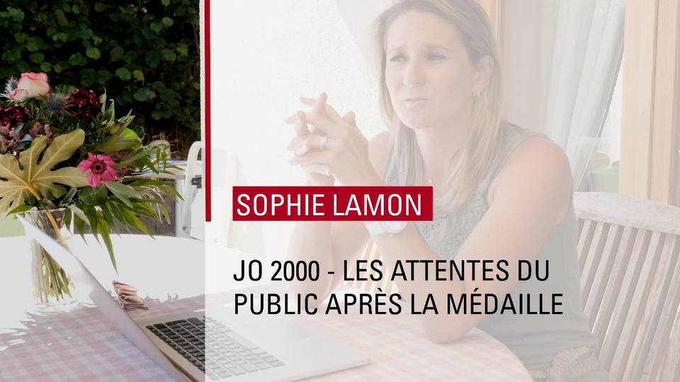 Sophie Lamon et les attentes du public après sa médaille d'argent aux JO de Sydney.