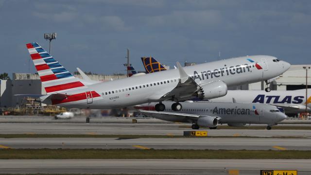 Le Boeing 737 MAX retrouve le ciel des Etats-Unis après 20 mois au sol. [AFP - Joe Raedle]