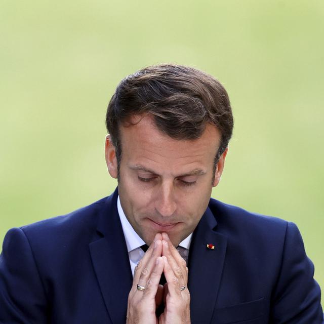 Emmanuel Macron, le 29 juin 2020. [Pool via AP/Keystone - Christian Hartmann]