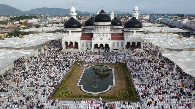 La Grande Mosquée de Baiturrahman à Banda Aceh en Indonésie. [EPA/Keystone - Hotli Simanjuntak]