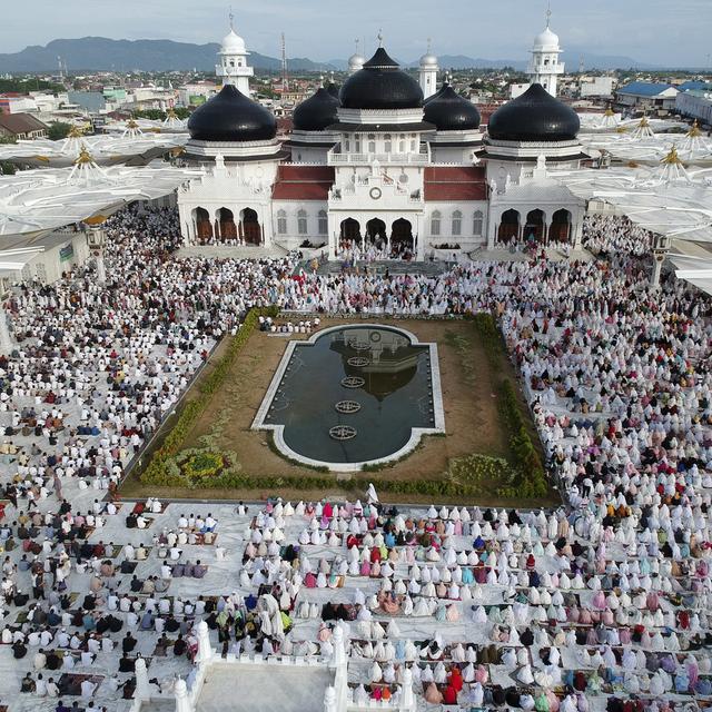 La Grande Mosquée de Baiturrahman à Banda Aceh en Indonésie. [EPA/Keystone - Hotli Simanjuntak]