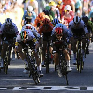 La 4e étape du Tour de France a lieu ce mardi 1er septembre 2020. [Keystone - Kenzo Tribouillard]