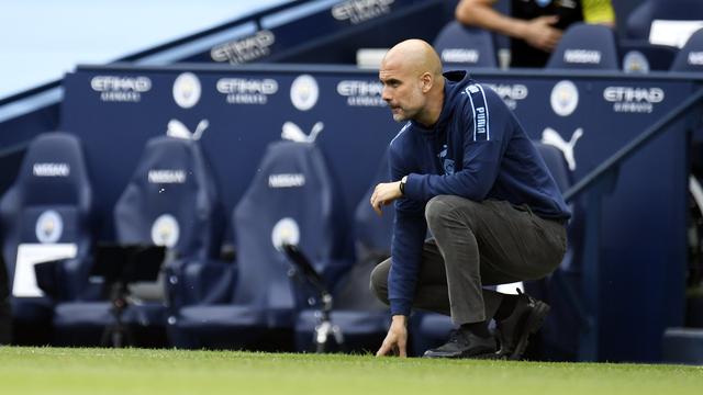 L'expérimenté Guardiola ne sous-estime pas son adversaire. [Peter Powell / Pool]