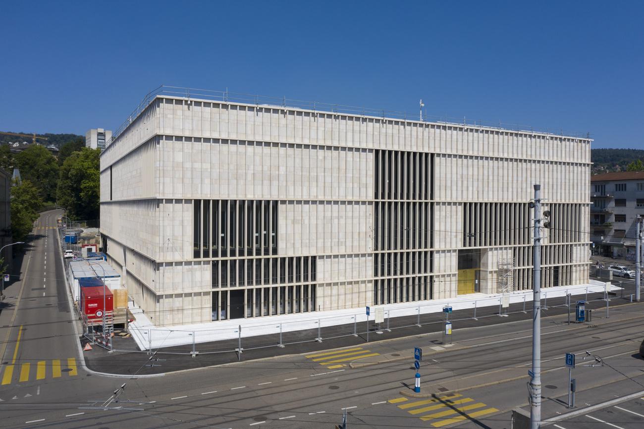 L'agrandissement du Kunsthaus de Zurich, photographié ici le 21 juillet 2020. [Keystone - Christian Beutler]