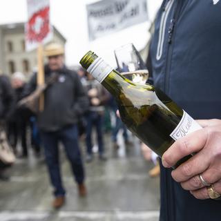 Vin suisse: la tentation du protectionnisme. [Keystone - Peter Klaunzer]
