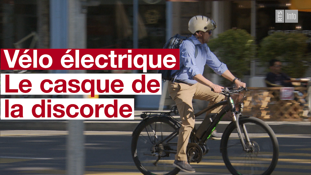 Vélo électrique: le casque de la discorde [RTS]