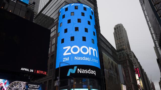 L'action Zoom est au plus haut en cette période de pandémie [AP Photo/Keystone - Mark Lennihan]