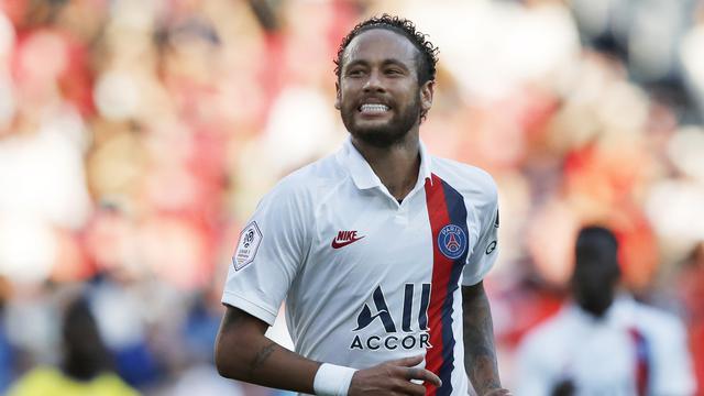 Neymar sera l'atout numéro 1 des Parisiens face à l'Atalanta. [Keystone - Christophe Ena]