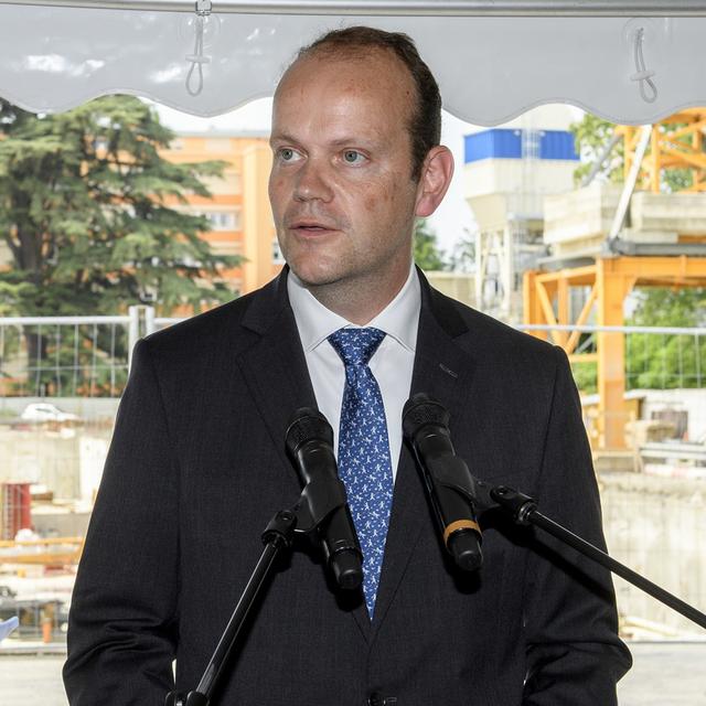 Thomas Boyer, directeur général du Groupe mutuel. [Martial Trezzini]