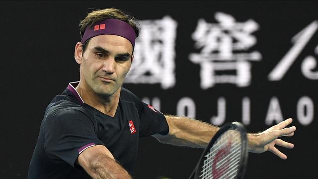 Roger Federer lors de la demi-finale de l'Open d'Australie contre Novak Djokovic. [AP Photo/Keystone - Andy Brownbill]
