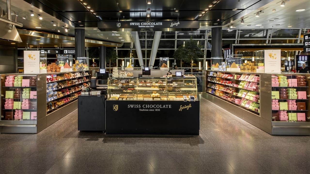 Les exportations de chocolat suisse ont augmenté en 2019. [Keystone - Christian Merz]