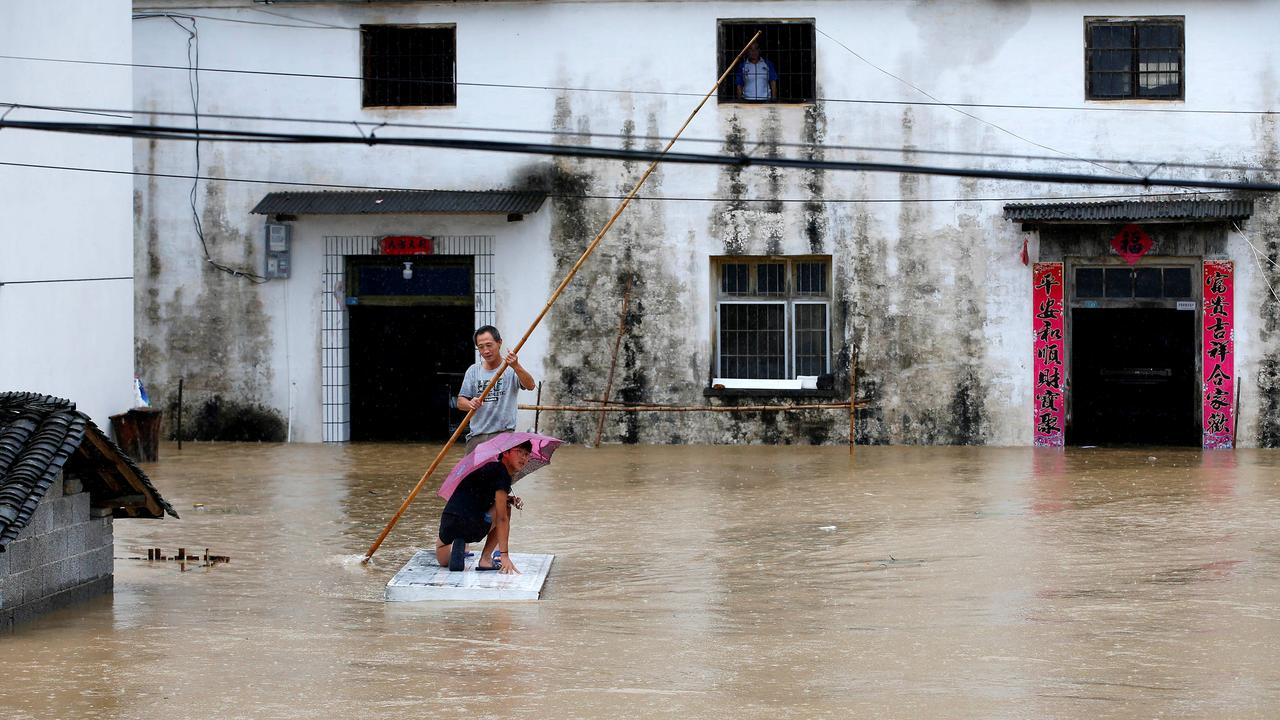 Les inondations ont fait plus d'une centaine de morts en Chine. Ici, une photo prise à Huanghshan, dans la province d'Anhui, le 6 juillet 2020. [Reuters - cnsphoto]