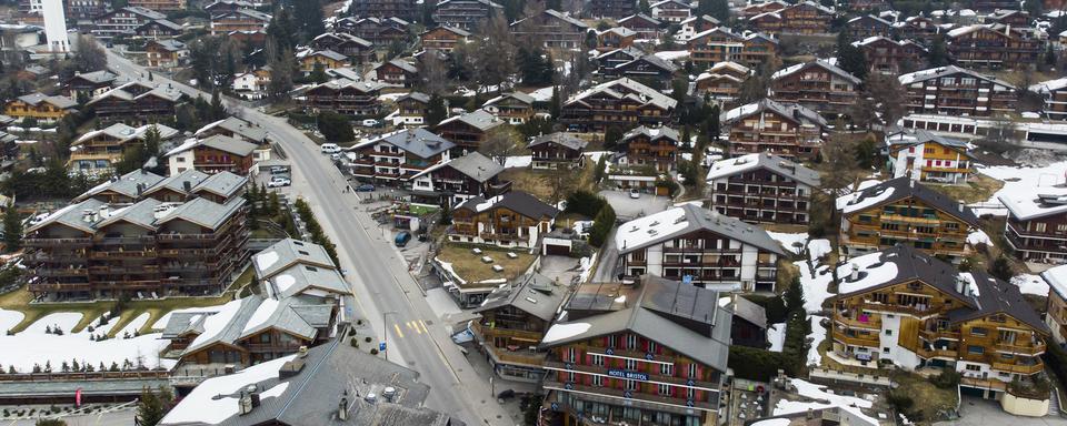 Une vue sur Verbier. [Keystone - Laurent Darbellay]