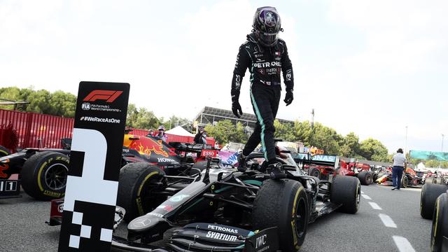 Quatrième victoire de suite pour le pilote Mercedes. [Keystone - Albert Gea]