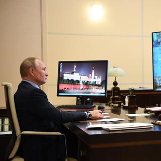 Vladimir Poutine. [EPA/Sputnik/Kremlin pool/Keystone - Alexei Nikolsky]