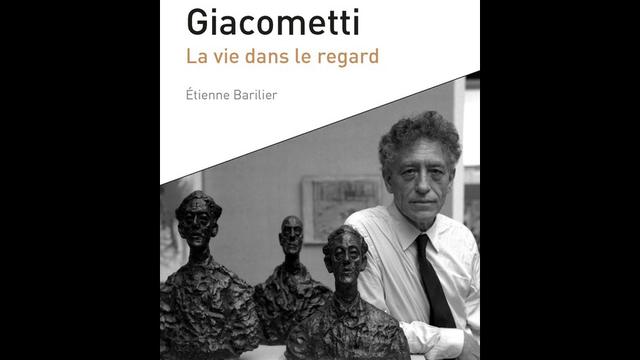 La couverture du livre d'Étienne Barilier, "Alberto Giacometti, la vie dans le regard". [coll. Le Savoir suisse N° 150, Ed. PPUR]