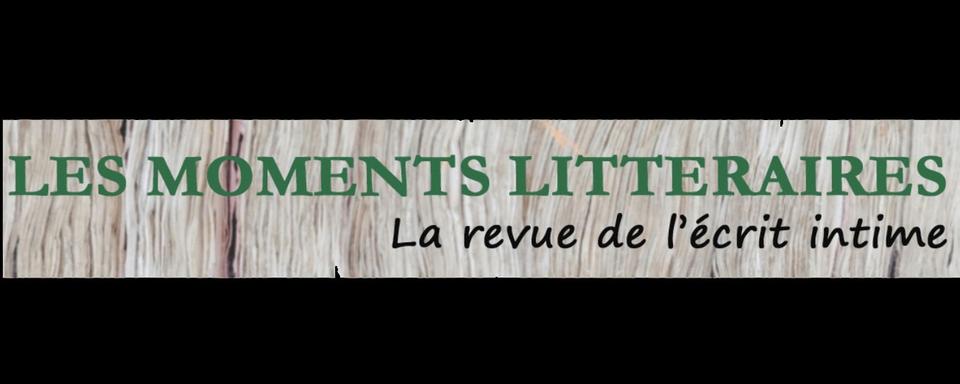 Visuel des "Moments littéraires", revue de l'écrit intime. [DR]