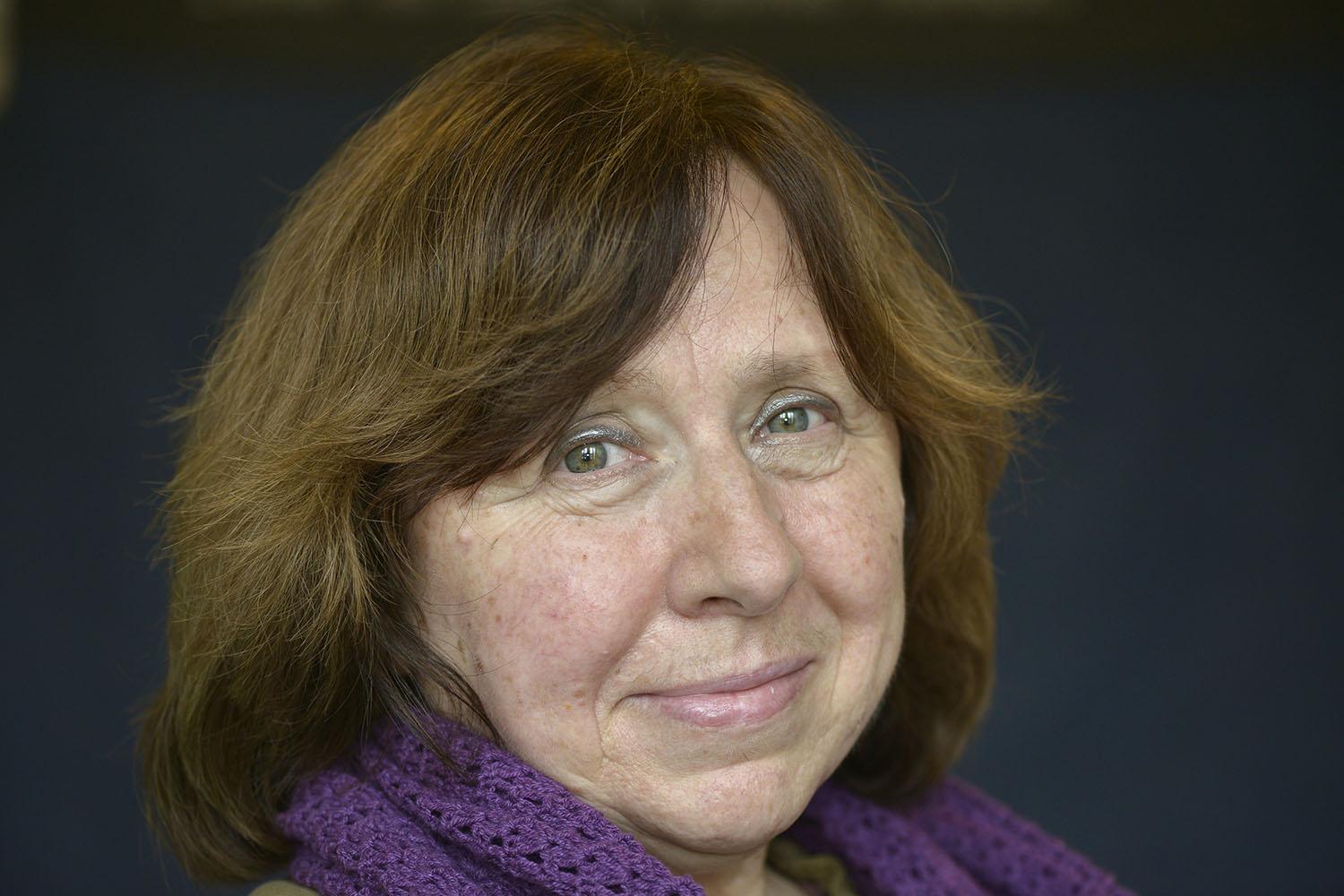 L'écrivaine biélorusse Svetlana Alexievitch. [Aurimages/AFP - Ulf Andersen]